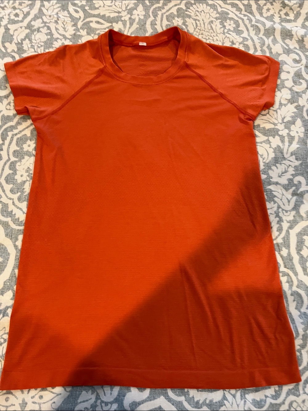 lululemon athletica Short Sleeve Crewneck Top - Rust Orange
